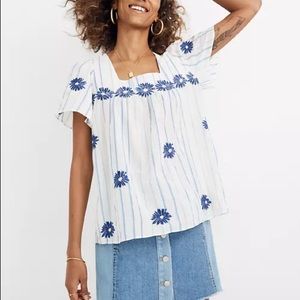 Madewell Peasant Boho Top